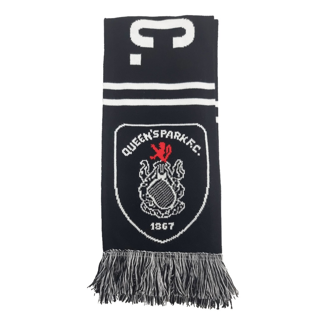 Queens Park Text Jacquard Scarf