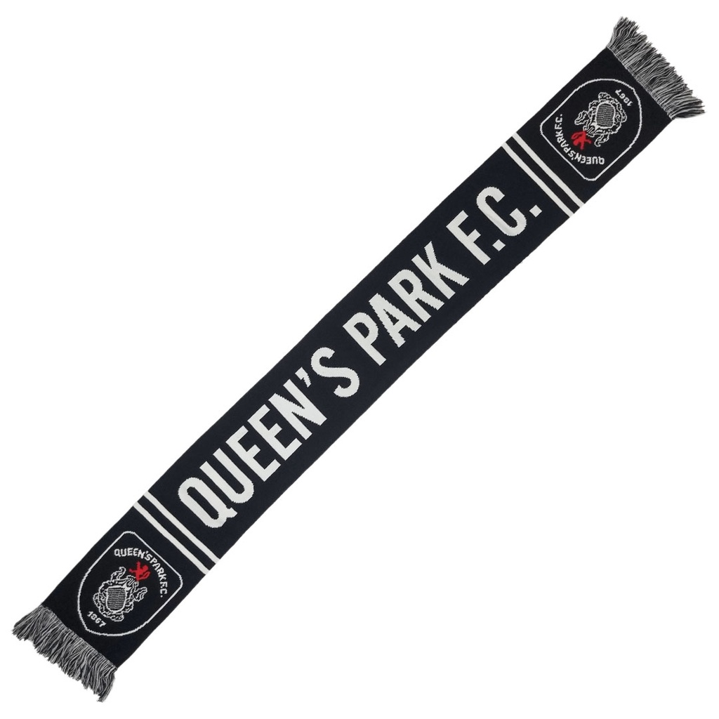 Queens Park Text Jacquard Scarf