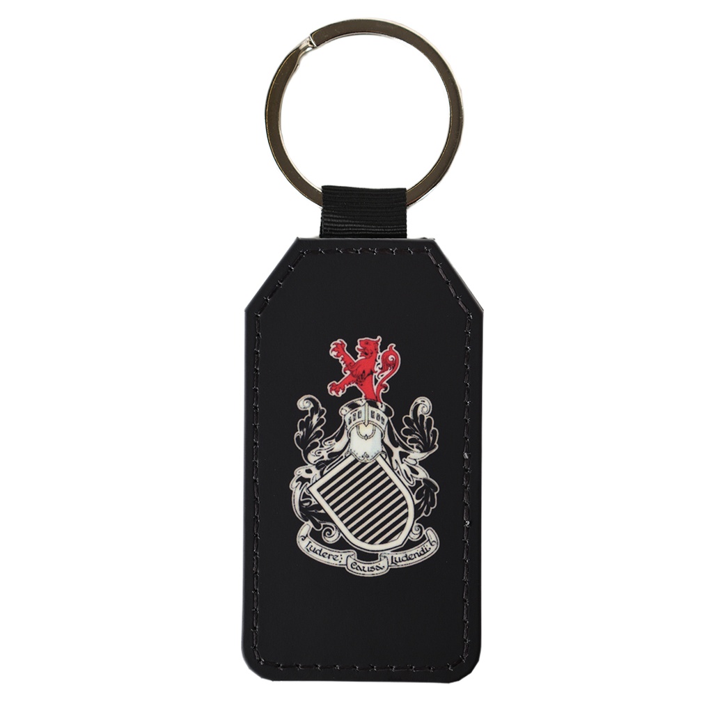 QPFC Crest Leather Keyring