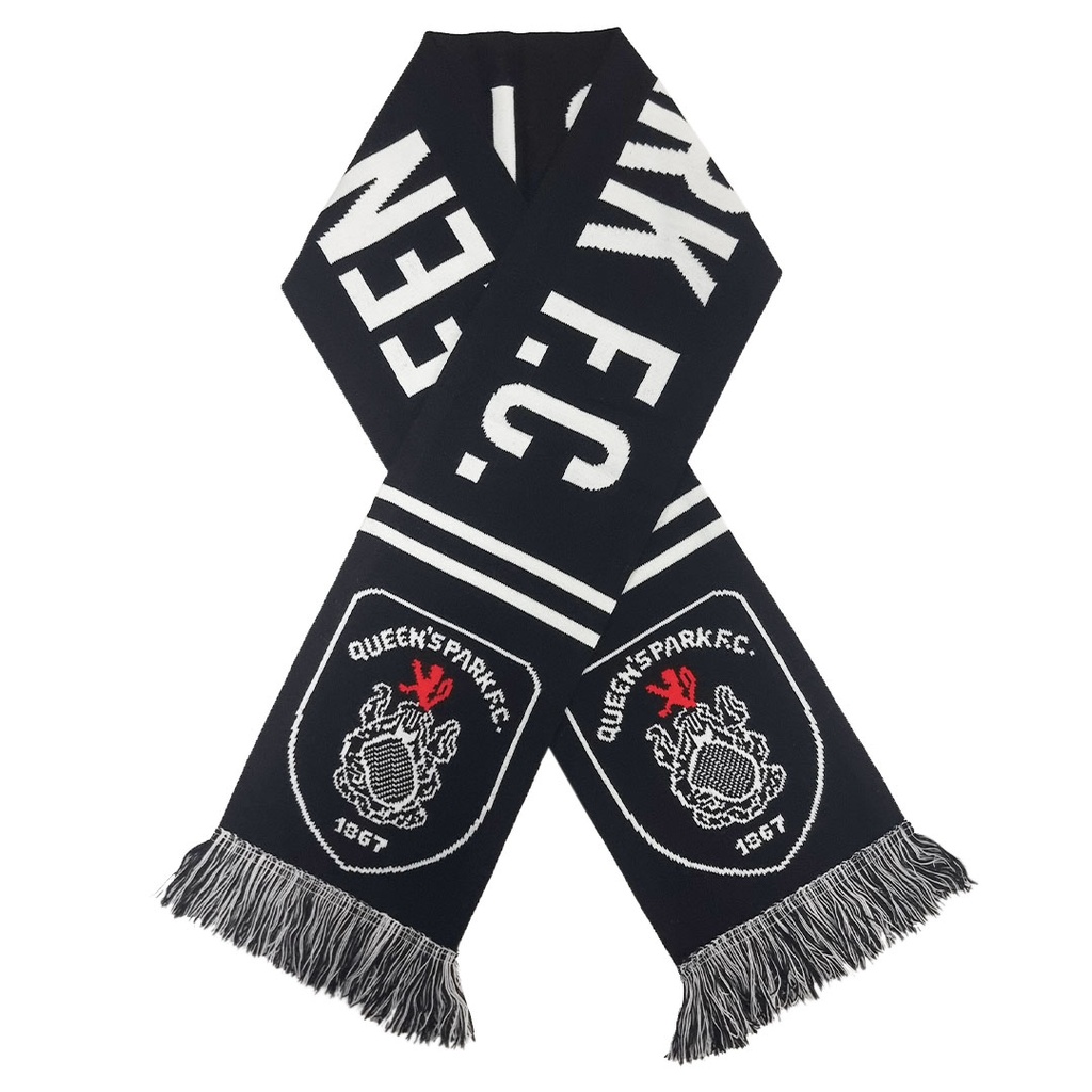 Queens Park Text Jacquard Scarf
