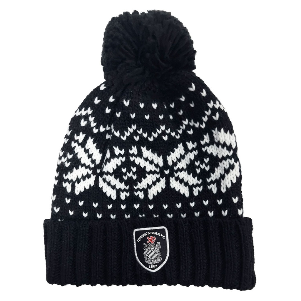 QPFC Snow Beanie Black|White