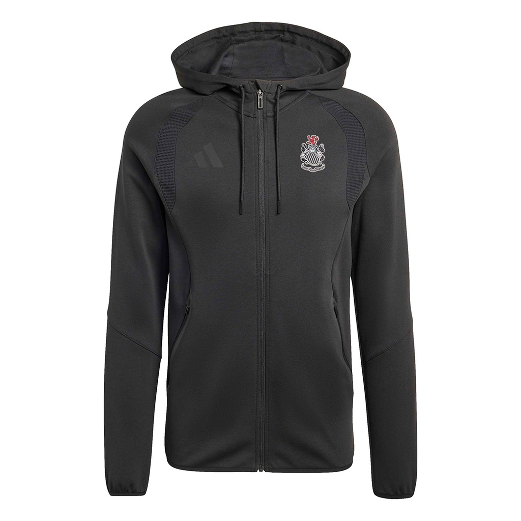 QPFC 26/27 Full Zip Travel Hoodie Black