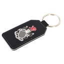 QPFC Crest Leather Keyring