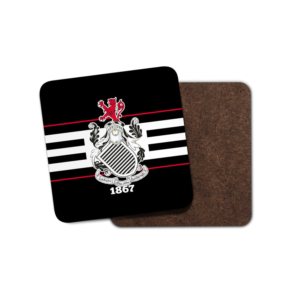 QPFC Crest and Stripe Coaster