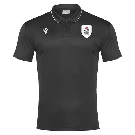 Jnr QPFC Community Polo Shirt Black