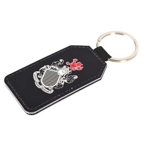 [QPFC-0276-298-018] QPFC Crest Leather Keyring