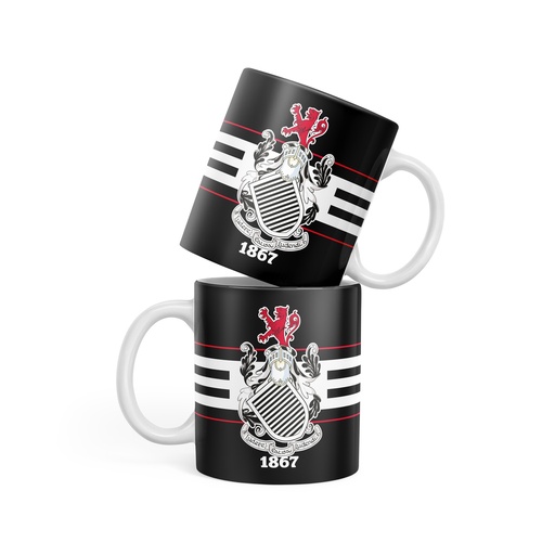 [QPFC-0281-298-018] QPFC Crest and Stripe Mug