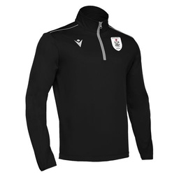 Jnr QPFC Community 1/4 Zip Top Black